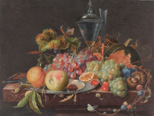 Still Life with Autumn Fruits. After Mignon