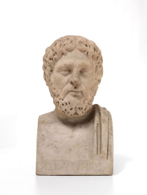 Modern bust of Asklepios