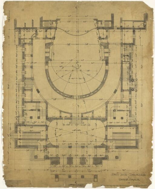 The National Theatre, plan of ground floor