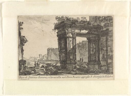 Arch of Septimius Severus and Caracalla in the Forum Boarium