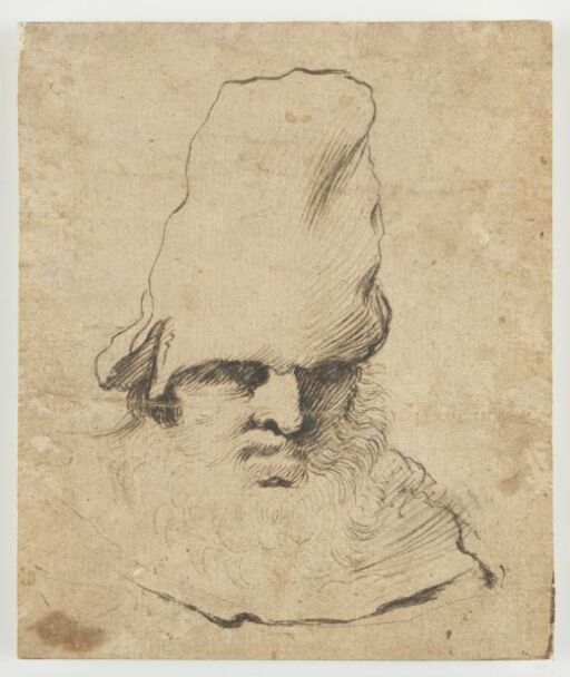 Head of an Old Man with a High Hat