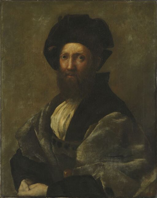 Portrait of B. Castiglione. Copy after Raphael