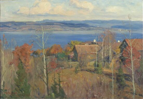 View of Mjøsa seen from Toten