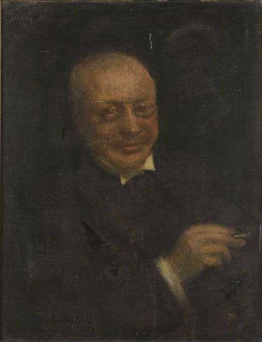 Portrait of th Author Gunnar Heiberg