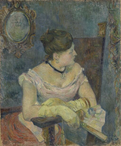 Mette Gauguin in Evening Dress