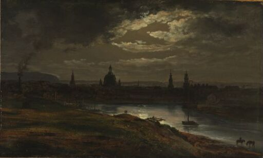 Dresden i måneskinn
