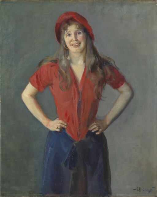 Portrait of the Painter Oda Krohg, b. Lasson