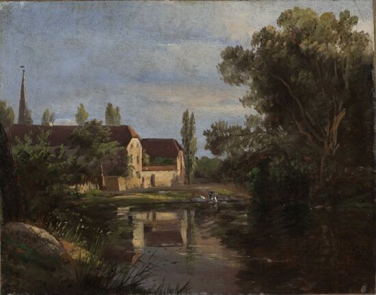 Landsbyen Plauen ved elven Weisseritz