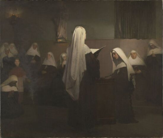 Julenattsmesse i et fransk kloster