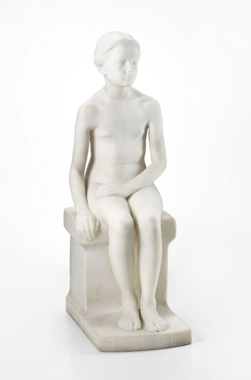 Seated young Girl