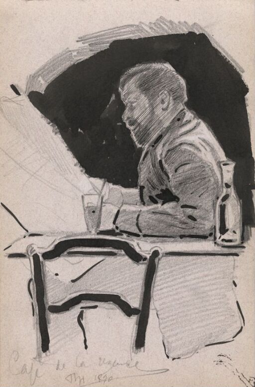 Man at a Café Table