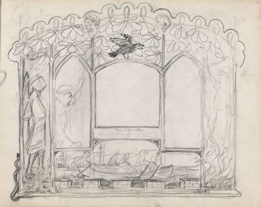 Sketch for Illustration to Henrik Ibsen's "At Akershus"