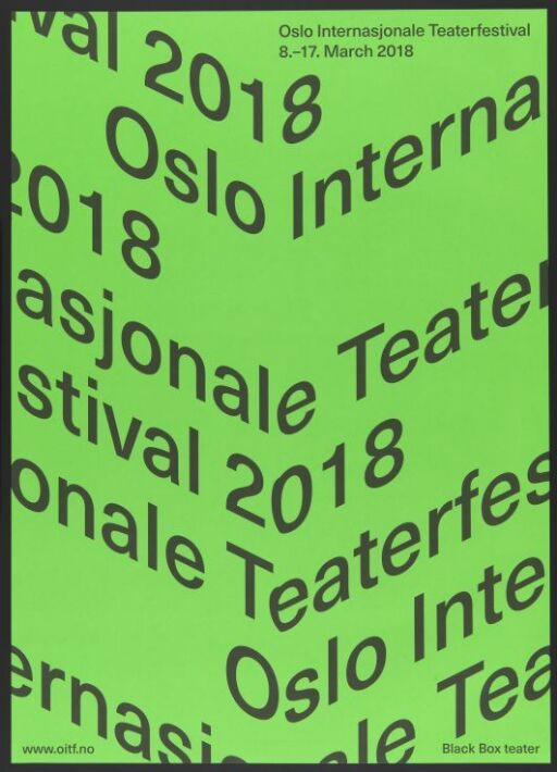Oslo Internasjonale Teaterfestival 2018