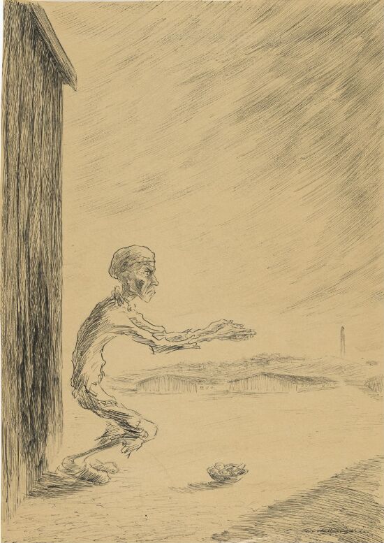 Potettyven straffes. Fra Sachenhausen konsentrasjonsleir