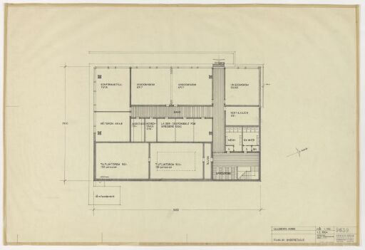 Lilleborg Church, basement plan