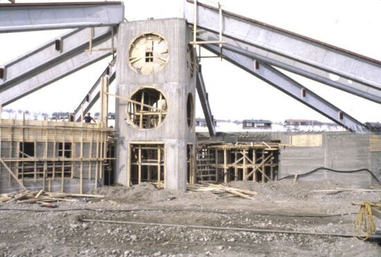 Kautokeino Kulturbygg, foto fra byggeplassen