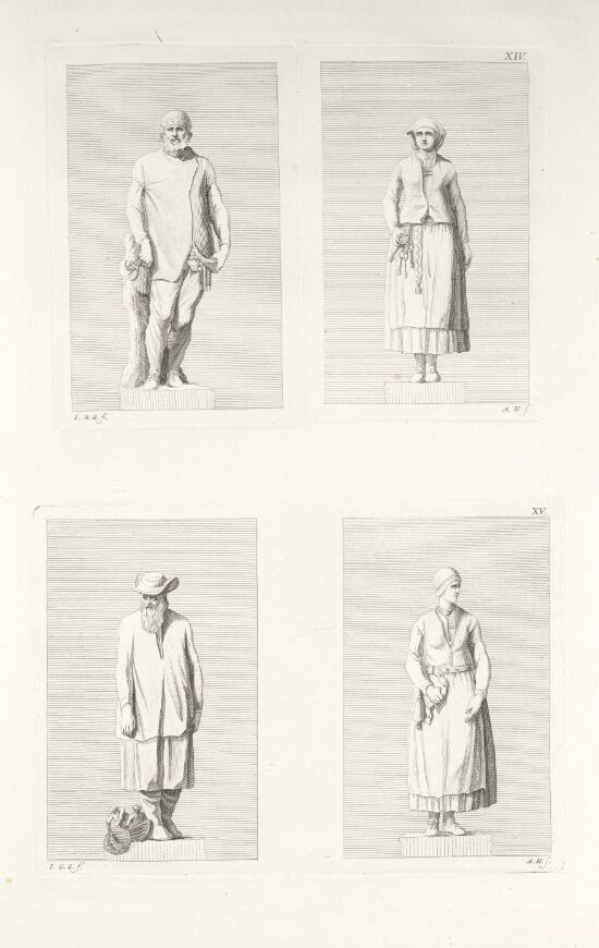 XIV. Man and Woman from Fana; XV. Man and Woman from Mange