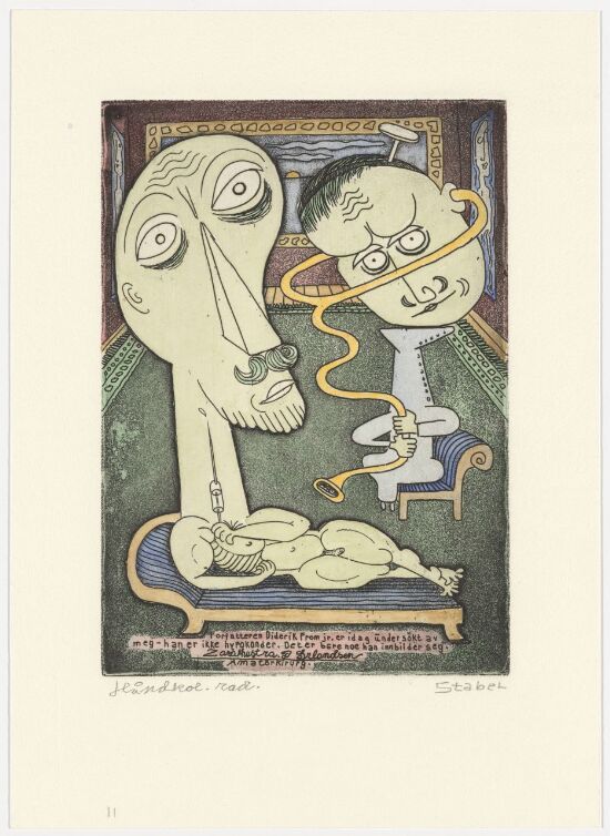 Forfatter Diderik From jr. er i dag undersøkt av meg – han er ikke hypokonder. Det er bare noe han innbilder seg