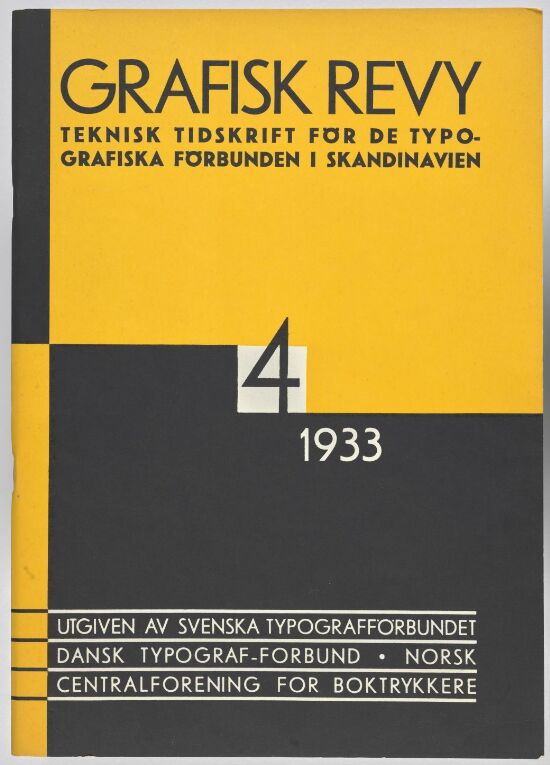 Grafisk Revy 4 1933