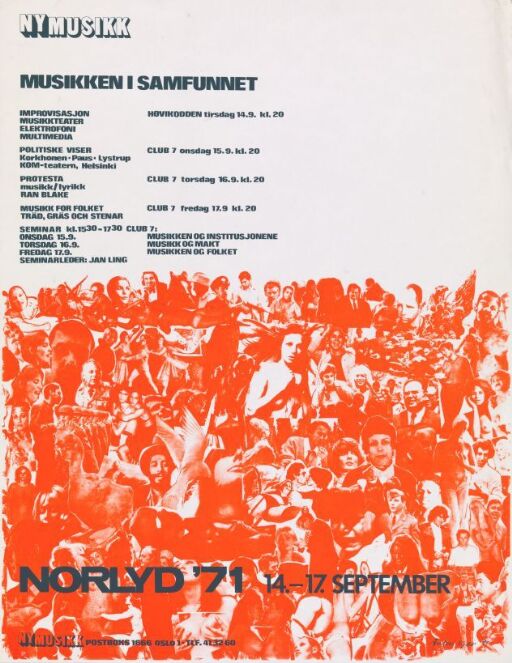 Ny musikk, musikken i samfunnet , Norlyd '71