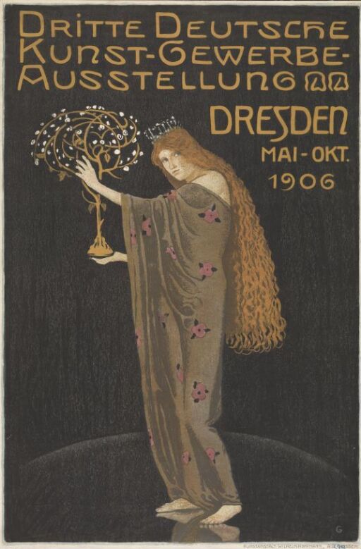 Dritte Deutsche Kunstgewerbeausstellung Dresden Mai-Okt. 1906